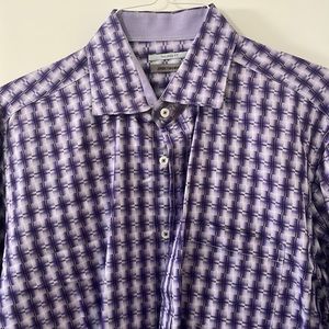 Johnston & Murphy Mens Tailored Fit XL dress shirt